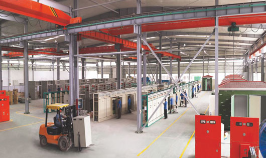 严川消防工厂车间